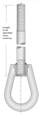 Sling Rod With Weldless Eye Nut
